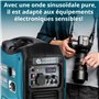 Générateur inverter à gaz/essence Könner & Söhnen KS 2000iG S, boîtier insonorisé, 2000 W, une prise 1x16A (230V), 2 ports USB, 