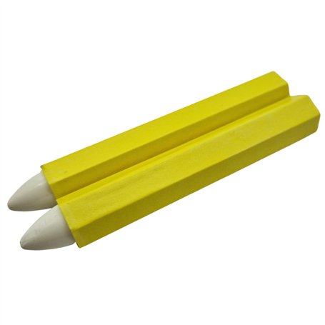 Lot de 2 craies de marquage pour pneus Blanc