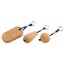 Kork-Deko Porte-Clé Marin en Liège | Porte Clef Flotteur – idéal pour l’Usage au Milieu Marin & Bâteau – Bouée 75x45 mm
