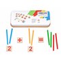 Natureich Montessori Mathématique Tableau Garçon et Fille, Enfants à Partir 3 Ans, Planche Empilage Éducatif, Jouets en Bois Boî