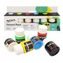 MONT MARTE Peinture Porcelaine et Céramique – 6 pièces x 20ml – Résistante à l'eau – Peintures de haute qualité – Idéal pour pei
