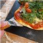 Mahlzeit Set de 4 pièces pour pizza | Pierre à pizza avec pelle, coupe-pizza et spatule | Pierre à pizza pour four et grill | Se