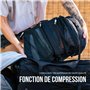TRAVEL DUDE Compartimenteur de valise à susprendre, avec compression, en plastique recyclées | Cube d'emballage suspensible pour