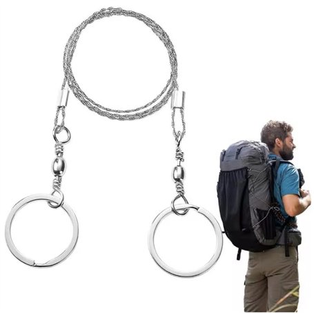 WOO LANDO Scie de poche en acier inoxydable