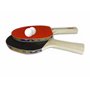 O&W Security Set de Tennis de Table 2 Raquettes de Tennis de Table + 2 balles de Tennis de Table Ping Pong Set de Haute qualité 