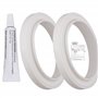 Lot de 2 joints toriques pour porte-filtre de machine à café compatible avec le groupe de percolation Sage Gastroback & Breville