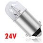 LIGHTWORLD24 10x T4W BA9s Lampe de feu de position Camion BUS 24V 4W Ampoules feu de position voiture Eclairage intérieur Eclair