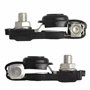 L&P A0066-3-1 Lot de 2 Cosse Batterie 12v 24v Cosse Batterie Voiture Bornes Batterie 12v Connecteur Batterie Borne Batterie Voit