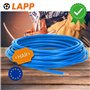 Lapp 4520025 H07V-K 10 mm² - Câble de câblage - Bleu - 10 m - Câble conducteur simple en PVC - Toron 10 mm² - Câblage