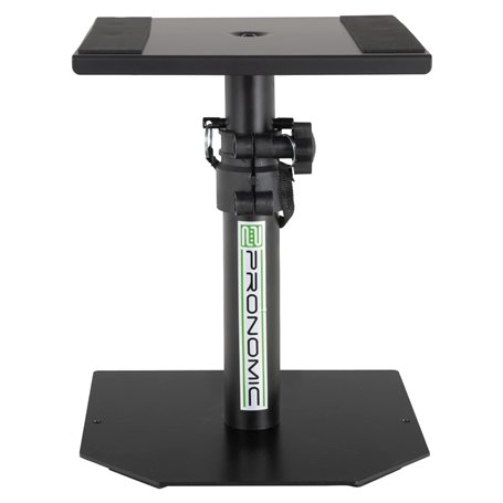 Pronomic SLS-36P BK Statif de Table pour Haut-parleurs - Support de Table Enceintes de Monitoring Studio - Pieds métallique - En