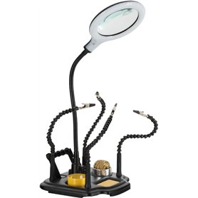 Stagecaptain LH-440 Aide au soudage avec lampe loupe - Une main secourable pour les travaux de bricolage et de soudure station s