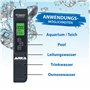 ARKA myAQUA PH Mètre & TDS/EC Set – Parfaitement calibré pour Les Aquariums, Les piscines, Les étangs et l'eau Potable. Idéal po
