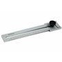 PIMALDAUM® Mètre de précision 0-200 mm, DIN 2275 en acier chromé mat pour un marquage et un traçage précis des marquages et de