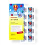 Lot de 10 timbres autocollants frais postaux de 0