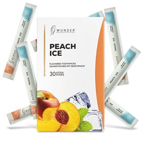 Wunder Cure-Dents avec Saveur – 30 Cure-Dents Individuels - 8 Saveurs Variées - Idéal pour Rafraîchir l’Haleine et Usage Quotidi