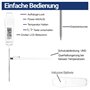 1 thermomètre de cuisine (numérique) - Rapide - Pour aliments et boissons (de -50 °C à +300 °C) - BMUT KT-2 - Thermomètre de cui