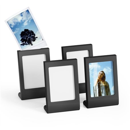NewGround Designs Lot de 4 mini cadres photo - Support pour Instax Mini Polaroids - Cadre photo - Présentoir - Fabriqué en Allem