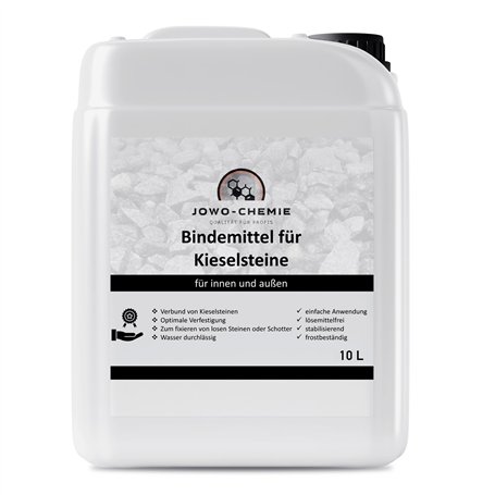 JOWO-CHEMIE Liant pour gravier / paillis (10 l) - Liant pour gravier
