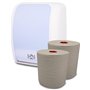 Blanc HYGIENIC Lot de 2 distributeurs de rouleaux d'essuie-mains Senseur