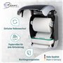 Blanc HYGIENIC Lot de 2 distributeurs de rouleaux d'essuie-mains Senseur, sans contact, Blanc Cosmos 2 rouleaux de papier essuie