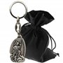 Lunexus Porte-clés Saint Christophe - Ange gardien pour voiture et moto - Béni - patron automobile - Porte-bonheur - Cadeau pour