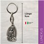 Lunexus Porte-clés Saint Christophe - Ange gardien pour voiture et moto - Béni - patron automobile - Porte-bonheur - Cadeau pour