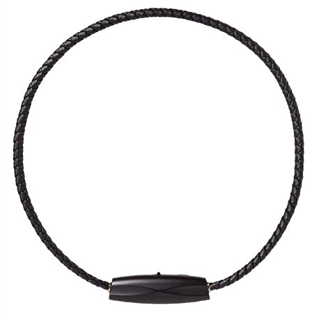 Airvida M1 Purificateur d'air ionique portable (Noir) | Collier en titane (45cm) | Rechargeable par USB | Pour le quotidien et e