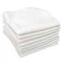 Earthtopia Lot de 10 mouchoirs de poche en tissu de coton bio Blancs, petits et discrets Apparence identique à celle des mouchoi