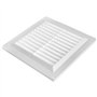 Grille d'aération en plastique avec protection anti-nuisibles intégrée pour grille d'aération de 15,2 cm - Couvercle de ventilat