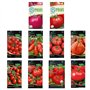 Nojus - Lot de graines de tomates - 20 variétés - Kit de démarrage de graines de tomates diverses - 20 paquets - Graines de jard