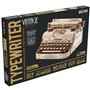 EWA Eco-Wood-Art - Typewriter- Puzzle 3D en Bois - Casse-tête pour Adultes et Adolescents -à Monter soi-même sans Colle- 453 piè