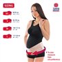TOROS-GROUP Ceinture de maternité Bassin ajustable et soutien dorsal Reliure abdominale pour grossesse