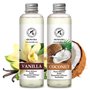 Recharge pour Diffuseur de Vanille 200ml - Parfum de la Noix de Coco 200ml - Diffuseur Parfum Maison - Parfum Frais et de Longue