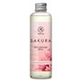 Recharge Diffuseur Roseaux de Sakura 200ml - Naturel Fragrance Fraîche et Durable - Désodorisant - Aromathérapie - Parfum de Amb
