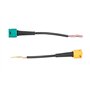 AUTOLIGHT 24 Lot de 2 connecteurs à baïonnette - Câble adaptateur de câble pour remorque de voiture - Câble de 15 cm