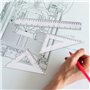 Équerre Isocèle - Outils de Mesure Précis pour