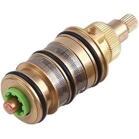 Cartouche Thermostatique et PoignéE en Laiton pour le Bain pour Mitigeur MéLangeur Barre de Douche Robinet Cartouche