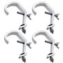 4pcs Pince Crochets Scène Lumière Pince Crochets Métal Treillis C-Clamp Montage Scène Lumière Accessoires Remplacement pour Proj