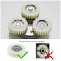 3pcs Engrenages Planétaires de Moteur de Moyeu de Roue de Vélo Électrique à 36 Dents avec Roulement Compatible avec Bafang Moteu