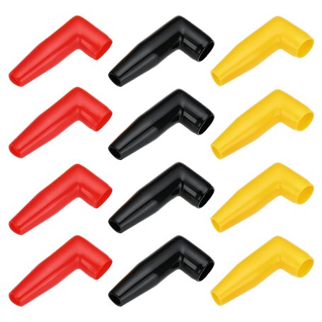OTOTEC 12 Pièces Couvercle de Protection en PVC pour Terminal de Démarrage électrique Couvercle de Protection en PVC pour Termin
