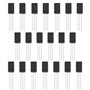 OTOTEC Kit de 10 Paires de Transistors PNP en Silicium à 3 Broches 2SB647AC 2SD667AC B647A D667A Composants électriques Transist