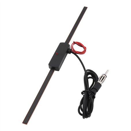 OTOTEC Kit d'antenne Amplifiée Cachée pour Voiture 12V pour Véhicule Voiturette de Golf Bateau Moto