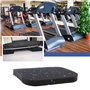 EMSea 6pcs 10cm Tapis de Roulant Absorbant Chocs en Caoutchouc Coussin de Sol Équipement Fitness Gym