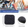 EMSea 6pcs 10cm Tapis de Roulant Absorbant Chocs en Caoutchouc Coussin de Sol Équipement Fitness Gym
