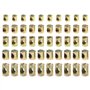 EMSea 50pcs Boulons de Baril Écrous Fendus Attaches pour Lit Bébé Table de Bureau Fixation de Meubles M5x8x10mm M6x10x12.5mm M6x