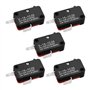 EMSea Lot de 5 micro-interrupteurs de fin de course V-15-1C25 à 2 broches SPDT - Convient pour les appareils électriques et élec