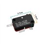 EMSea Lot de 5 micro-interrupteurs de fin de course V-15-1C25 à 2 broches SPDT - Convient pour les appareils électriques et élec