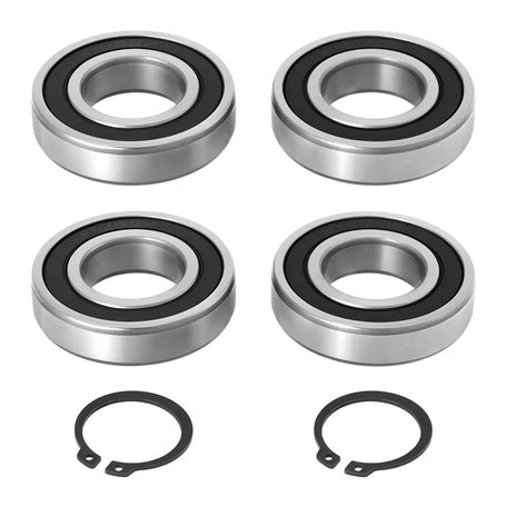 EMSea Lot de 2 Roulements à Tambour 35 X 72 X 17 Mm avec Bagues de Retenue Compatible avec LESCHA VM 140S SM 145S VM 160S Compat