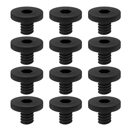 EMSea Lot de 12 boulons ABS pour hangars de stockage vis de rechange 0