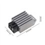 YINETTECH 12V Redresseur de Régulateur de Tension à 4 Broches Compatible pour Moteur GY6 50cc 125cc 150cc Vélomoteur Scooter VTT